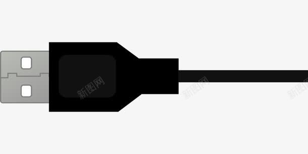 卡通通用USB线png免抠素材_新图网 https://ixintu.com 外设 数据线 数码 电脑