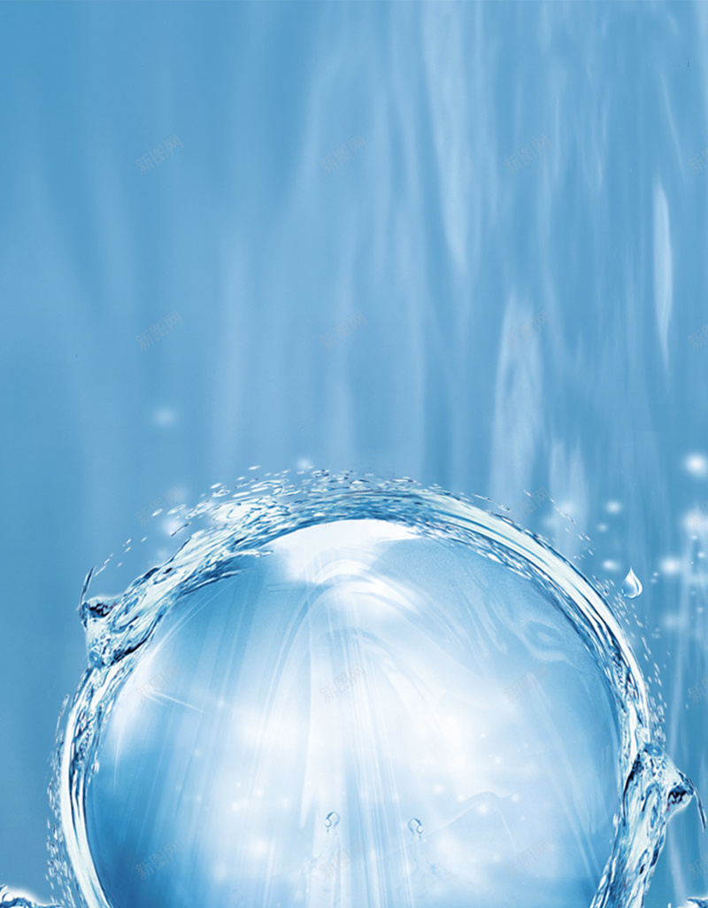 面膜水珠背景jpg设计背景_新图网 https://ixintu.com H5 h5 气泡 水珠 渐变 蓝色 面膜