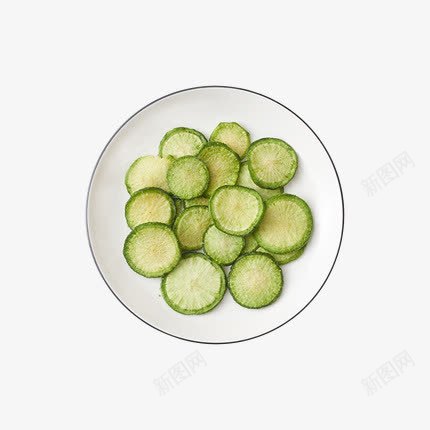 干黄瓜片食材png免抠素材_新图网 https://ixintu.com 产品实物 健康饮食 绿色蔬菜 美食 餐饮 黄瓜