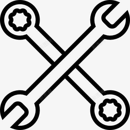 扳手图标png_新图网 https://ixintu.com 家电维修 建设 扳手 改进 施工工具