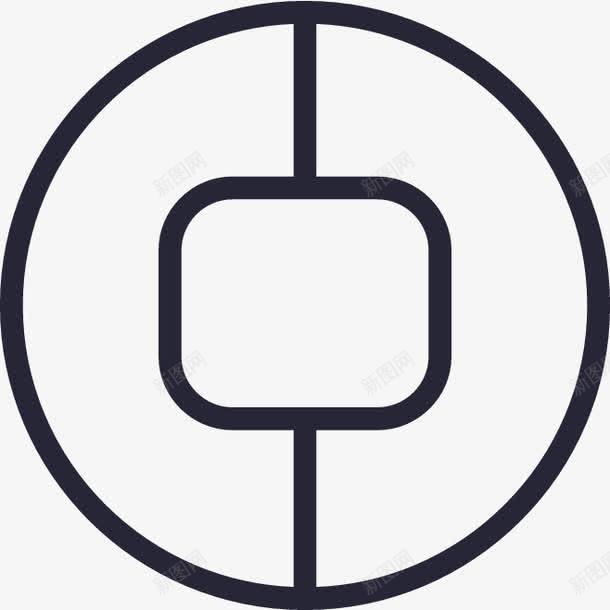 中国银行Line图标png_新图网 https://ixintu.com 中国银行Line
