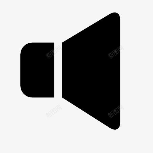 喇叭符号图标png_新图网 https://ixintu.com 喇叭 图标 声音 小图标 扁平化 扬声器 提醒 标识标志图标 矢量喇叭图标 音量