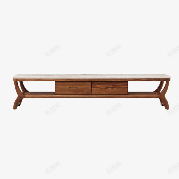 家具大理石茶几png免抠素材_新图网 https://ixintu.com 大理石 实木 家具 长茶几
