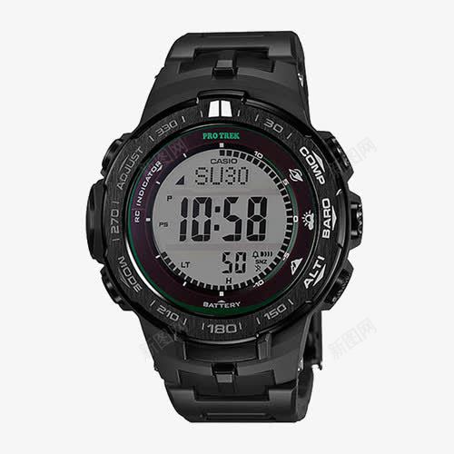 卡西欧户外多功能登山手表png免抠素材_新图网 https://ixintu.com CASIO 产品实物 大牌手表 电波 男士手表 石英表 腕表 防水