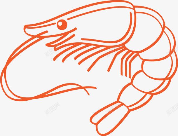 龙须大虾png免抠素材_新图网 https://ixintu.com 冰冻大虾 冻虾 基围虾 海洋鲜虾 虾仁 龙须
