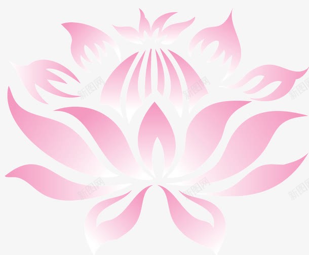 荷花装饰png免抠素材_新图网 https://ixintu.com 粉色 芙蓉 荷花 荷花图案 莲花