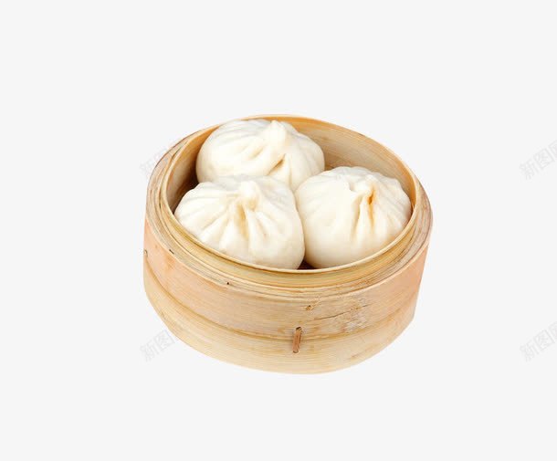 美味小笼包叉烧包实物png免抠素材_新图网 https://ixintu.com 叉烧包 发面包子 早餐早点 特色面食 蒸笼叉烧包