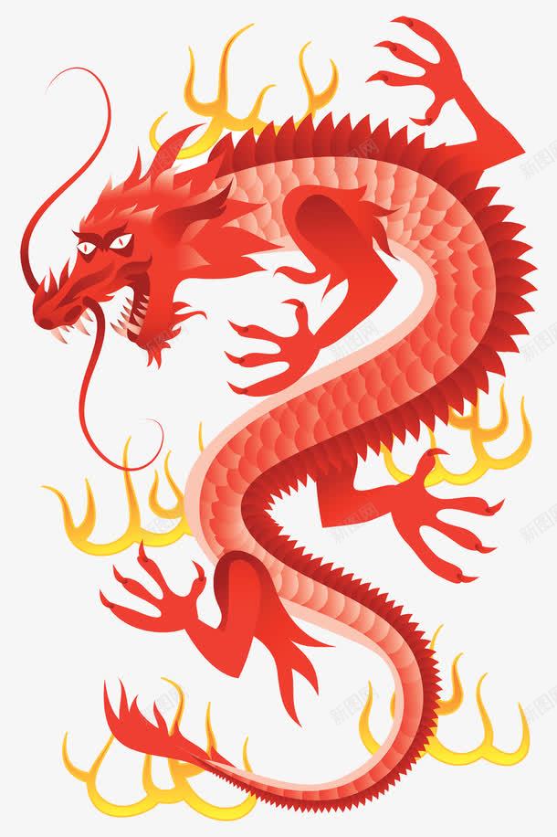 中国古代神龙png免抠素材_新图网 https://ixintu.com 中国传统 吉祥如意 威武的龙 火焰龙 爪子 鳞片