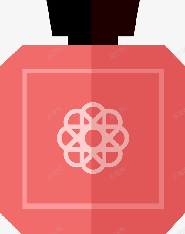 粉色卡通眼霜矢量图ai免抠素材_新图网 https://ixintu.com 化妆用品 卡通 卡通风格 扁平风格 矢量化妆品 粉色眼霜 矢量图