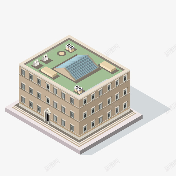 卡通办公楼矢量图eps免抠素材_新图网 https://ixintu.com 创意卡通 办公楼 卡通 卡通插图 插图 楼房模型 矢量图