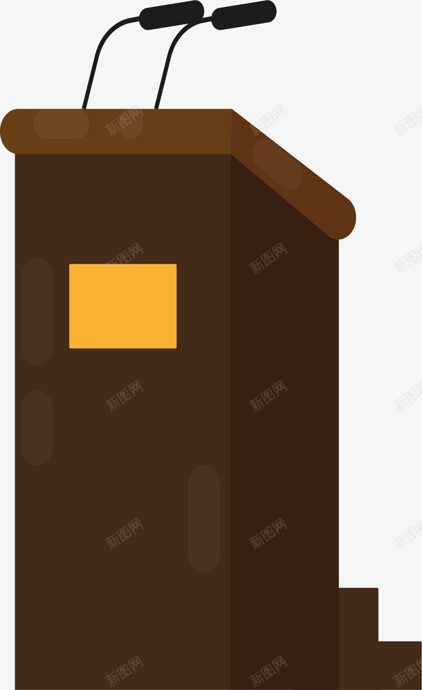 卡通演讲台png免抠素材_新图网 https://ixintu.com PNG图 PNG图下载 创意卡通 卡通 卡通插图 插图 演讲台 讲话台