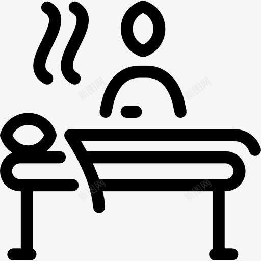 治疗图标png_新图网 https://ixintu.com 医疗床 按摩 放松 水疗 粘人