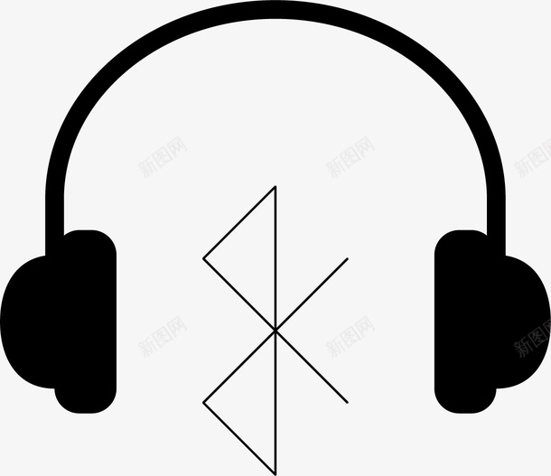 蓝牙耳机图标png_新图网 https://ixintu.com 标志 耳机 耳机LOGO 耳机标志 耳机符号 蓝牙耳机