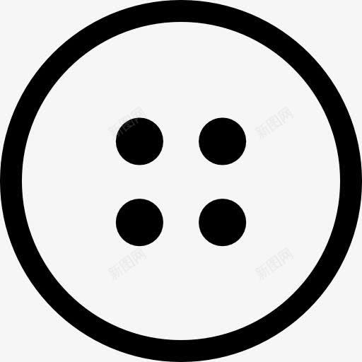 圆形按钮四点孔图标png_新图网 https://ixintu.com 四 圆形 圆形界面 圈 孔 工具 工具和器具 按钮 纽扣