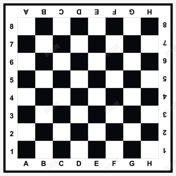 黑白手绘象棋盘png免抠素材_新图网 https://ixintu.com 填色练习 手绘 格子 棋子 棋盘 棋盘格 棋谱 黑白