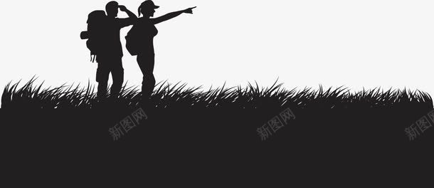 眺望远方png免抠素材_新图网 https://ixintu.com 人物 指导 旅行 眺望