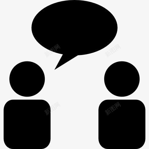 聊天室图标png_新图网 https://ixintu.com 业务 对话 文字 沟通 网络对话 谈话