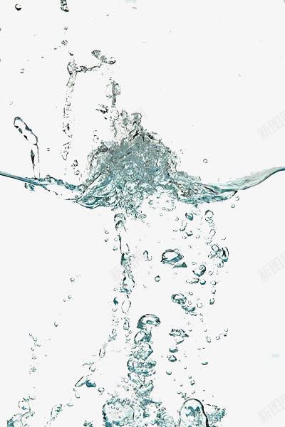 溅开的水中气泡png免抠素材_新图网 https://ixintu.com 平面 水中 水中气泡 水珠 浮动 蓝色