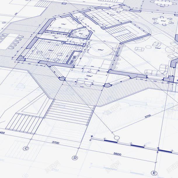 平面图png免抠素材_新图网 https://ixintu.com 平面图 建筑图 建筑蓝图 手绘图 鸟瞅图