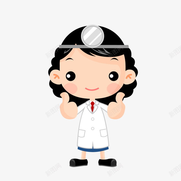 医护人员女医生png免抠素材_新图网 https://ixintu.com 医护人员 卡通女孩 女孩医生 背景装饰