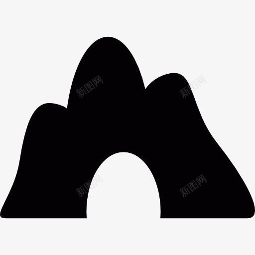 山的形成图标png_新图网 https://ixintu.com 山 洞穴 自然景观 野 隧道