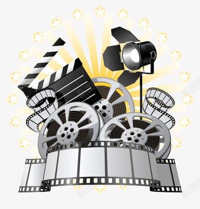 电影设备png免抠素材_新图网 https://ixintu.com 拍摄 机械 胶片