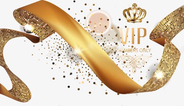 金色VIP边框png免抠素材_新图网 https://ixintu.com VIP边框 丝绸 炫酷VIP边框 矢量VIP边框 金色VIP边框