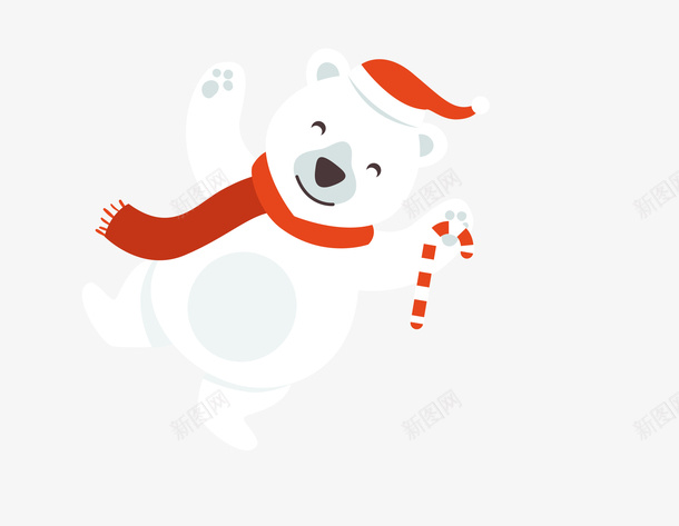 圣诞雪人小熊png免抠素材_新图网 https://ixintu.com 圣诞 圣诞节 小熊 雪人