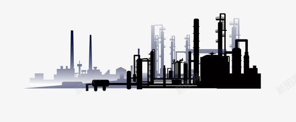 黑色煤炭工厂png免抠素材_新图网 https://ixintu.com 免扣png 煤炭工厂 矢量工厂 黑色工厂