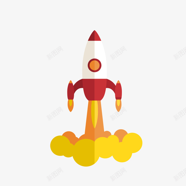 卡通小火箭矢量图ai免抠素材_新图网 https://ixintu.com PNG图 PNG图下载 创意卡通 卡通 卡通插图 小火箭 插图 火箭发射 火箭尾气 矢量图