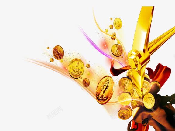 掘金png免抠素材_新图网 https://ixintu.com 挖掘 财富 金子