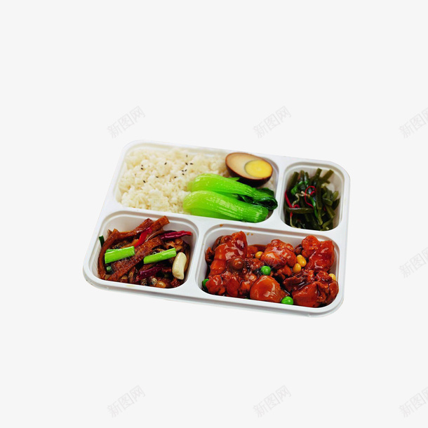 实物蜜汁猪蹄套饭png免抠素材_新图网 https://ixintu.com 午餐 外卖盒饭 海带 猪腿 蜜汁猪蹄套饭 豆干条