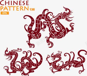 古典龙行图腾png免抠素材_新图网 https://ixintu.com 古典 图腾 龙行