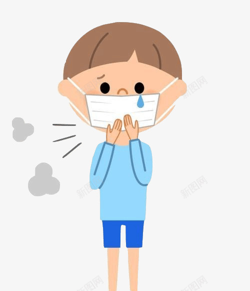小孩感冒流感病毒发烧咳嗽出汗怕png免抠素材_新图网 https://ixintu.com 儿童感冒 卡通 卡通人物咳嗽 口罩 小孩感冒 小孩感冒流感病毒发烧咳嗽出汗怕冷健康看病免费下载 打喷嚏 流感病毒卡通 流泪 胆战心惊 蓝衣服 蓝裤子