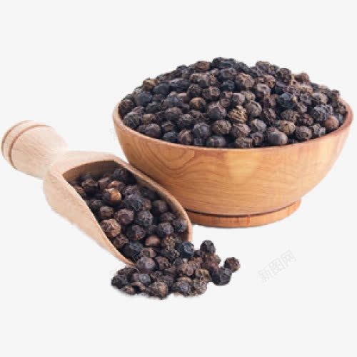 干黑胡椒png免抠素材_新图网 https://ixintu.com 免抠 晒干 未研磨 烹饪食材 辛辣调味料 黑胡椒