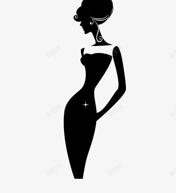 一个苗条的女人png免抠素材_新图网 https://ixintu.com 女人 女性 苗条的 装饰图案