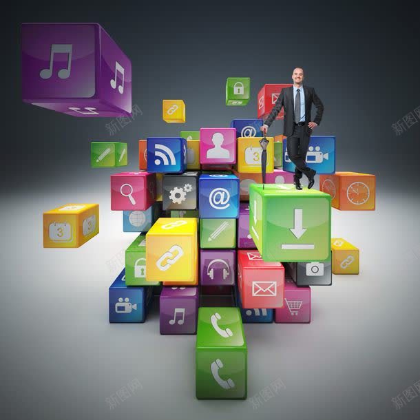 职业人与动感多维数据图标jpg高清背景_新图网 https://ixintu.com 其它类别 商务背景 图标 图片素材 多维数据集 广告背景 手机图标 科技 立体动感画面 立体方块图标 职业人与动感多维数据图标图片 职业人与动感多维数据图标图片素材下载 职业男性 背景花边