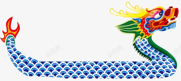 端午节龙舟png免抠素材_新图网 https://ixintu.com 划桨 划船 庆祝端午节 龙 龙船