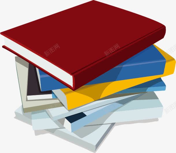 课本png免抠素材_新图网 https://ixintu.com 书 书本 办公用品 卡通 学习用品 教材 笔记本 课本