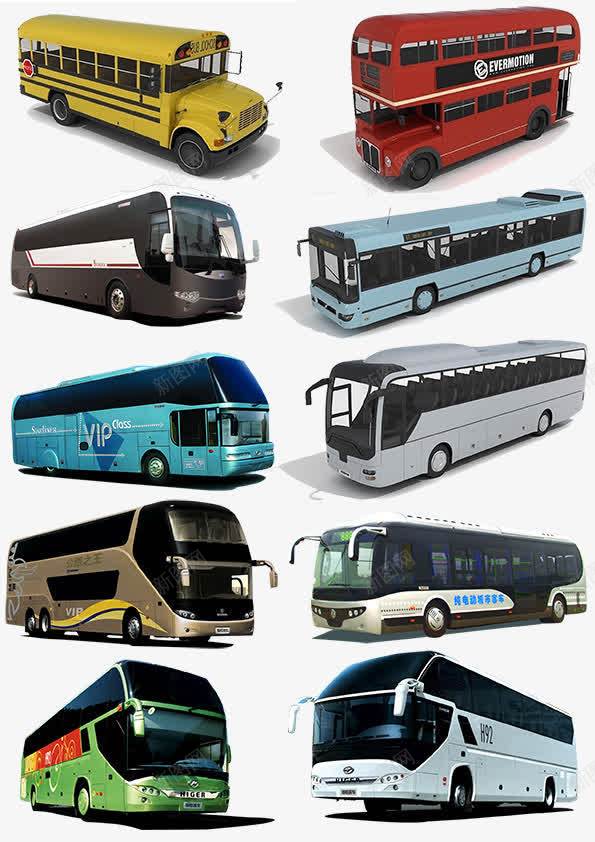 大巴png免抠素材_新图网 https://ixintu.com 双城公交 大巴 客车 校车