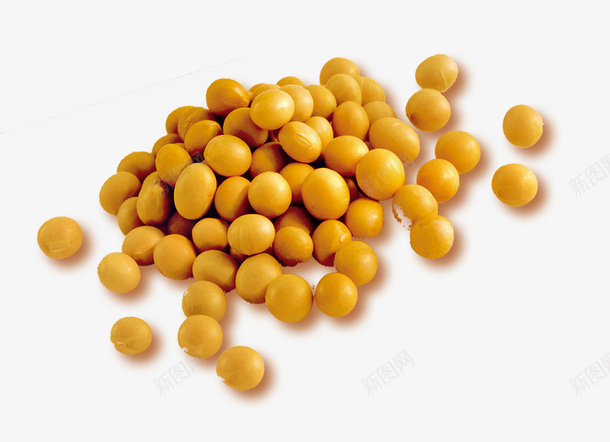 饱满黄豆psd免抠素材_新图网 https://ixintu.com 新鲜 食品 饱满 黄豆