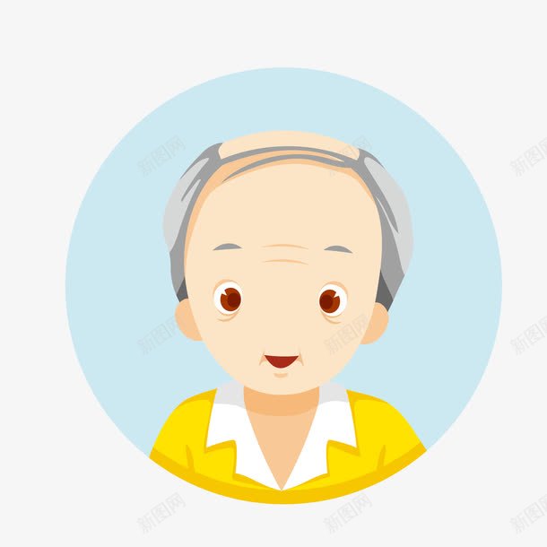 地中海老爷爷png免抠素材_新图网 https://ixintu.com png免抠图 创意 卡通 地中海头发 头像 手绘 时尚 老爷爷