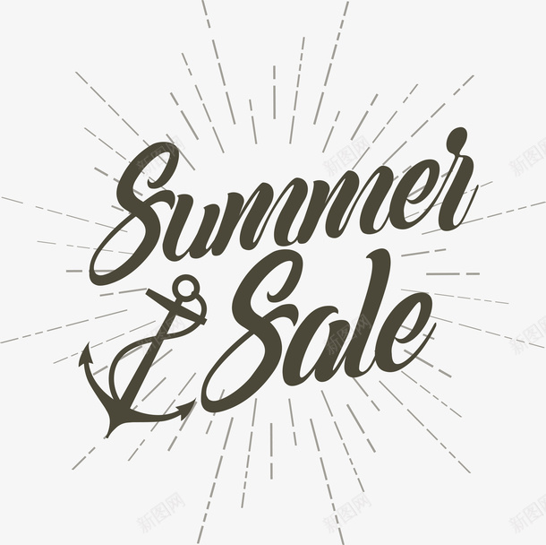 黑色SALE艺术字矢量图eps免抠素材_新图网 https://ixintu.com sale summer 夏季促销 艺术字 英文 装饰 黑色 矢量图