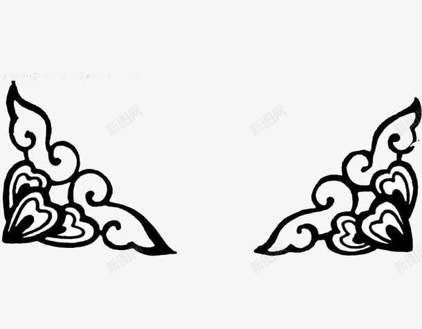 传统艺术边底png免抠素材_新图网 https://ixintu.com 中国风 中国风底边 传统 底边 手绘 民族 艺术 边框 饰品