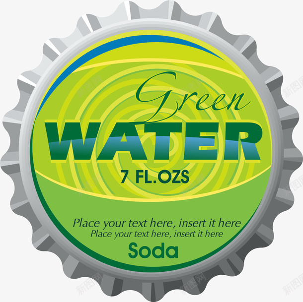 卡通绿色瓶盖矢量图ai免抠素材_新图网 https://ixintu.com green water 卡通 圆圈 小清新 瓶盖 简约 绿色 矢量图