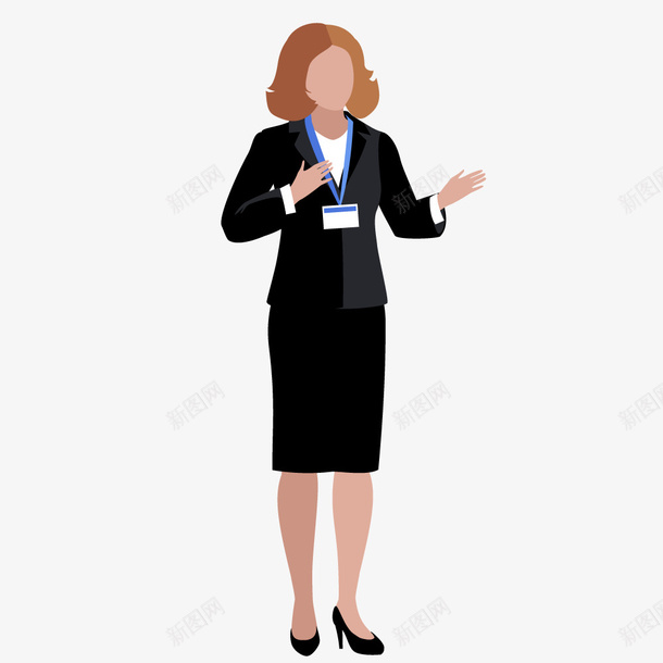 商务人士演讲女士手绘矢量图ai免抠素材_新图网 https://ixintu.com 人物形象 做报告 卡通 商务 商务人物 商务风 手绘 手绘人物 手绘卡通 演讲 讨论 矢量图