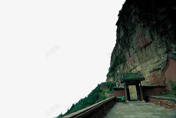 山西恒山悬空png免抠素材_新图网 https://ixintu.com 山 山西 恒山 悬空