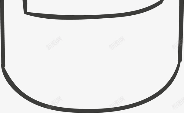 手绘黑色瓶子图标png_新图网 https://ixintu.com milk 免抠PNG 手绘 牛奶 瓶子 盖子 黑色