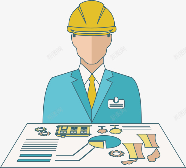工程师绘制平面图纸矢量图ai免抠素材_新图网 https://ixintu.com 工程制图 工程师 平面图 平面图纸 矢量png 绘制图纸 矢量图