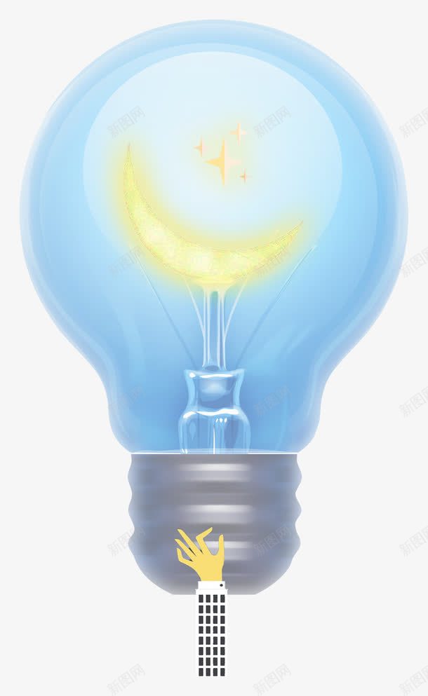 地球日灯泡创意元素png免抠素材_新图网 https://ixintu.com 公益 地球 微信图 微信宣传 爱护地球 环保 环境 节约 节约用电 节约资源